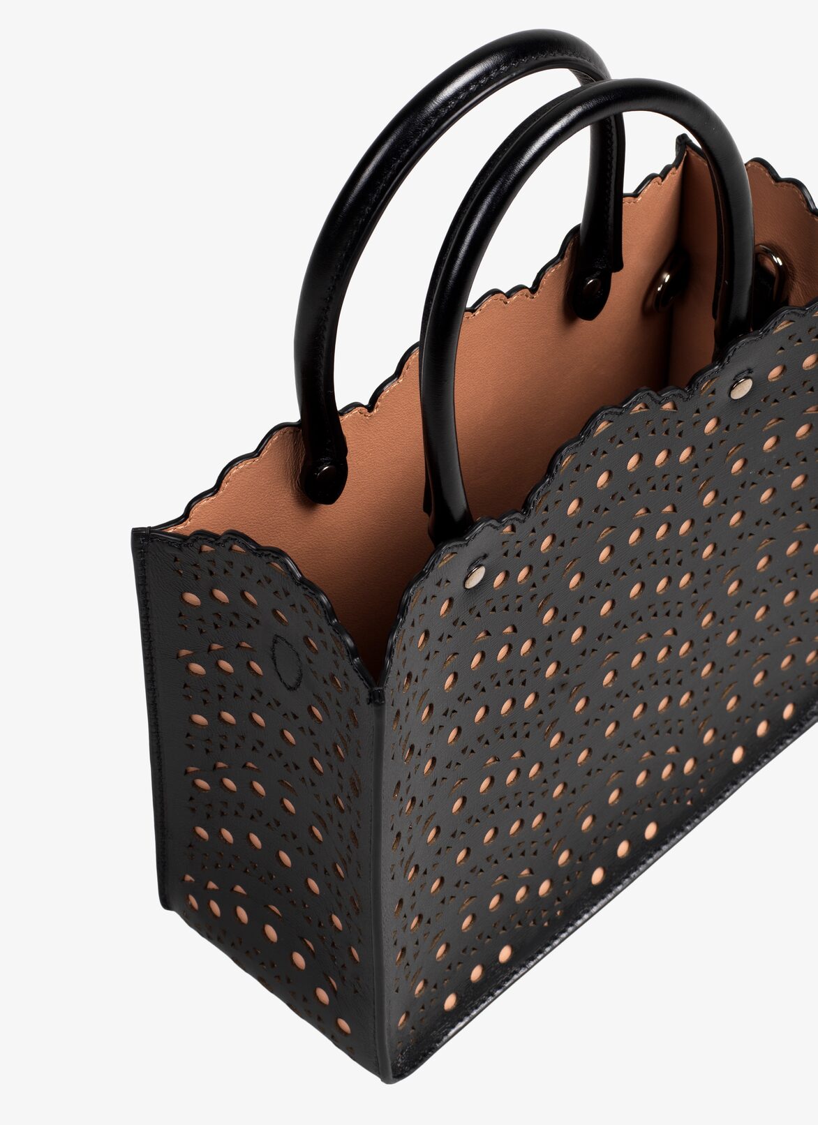 Garance 20 handbag
 ALAÏA BLACK/SAND GARANCE 20 HANDBAG